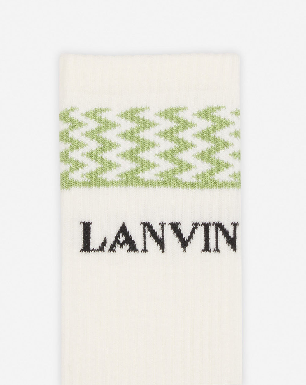 White Lanvin Curb Socks | Lanvin Men