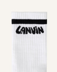 Chaussettes Lanvin En Coton White | Lanvin Men