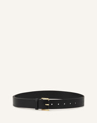 Black Compagnon Leather Belt | Lanvin Women