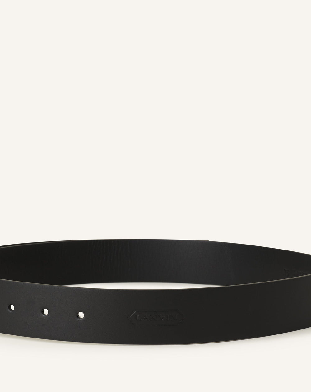 Black Compagnon Leather Belt | Lanvin Women
