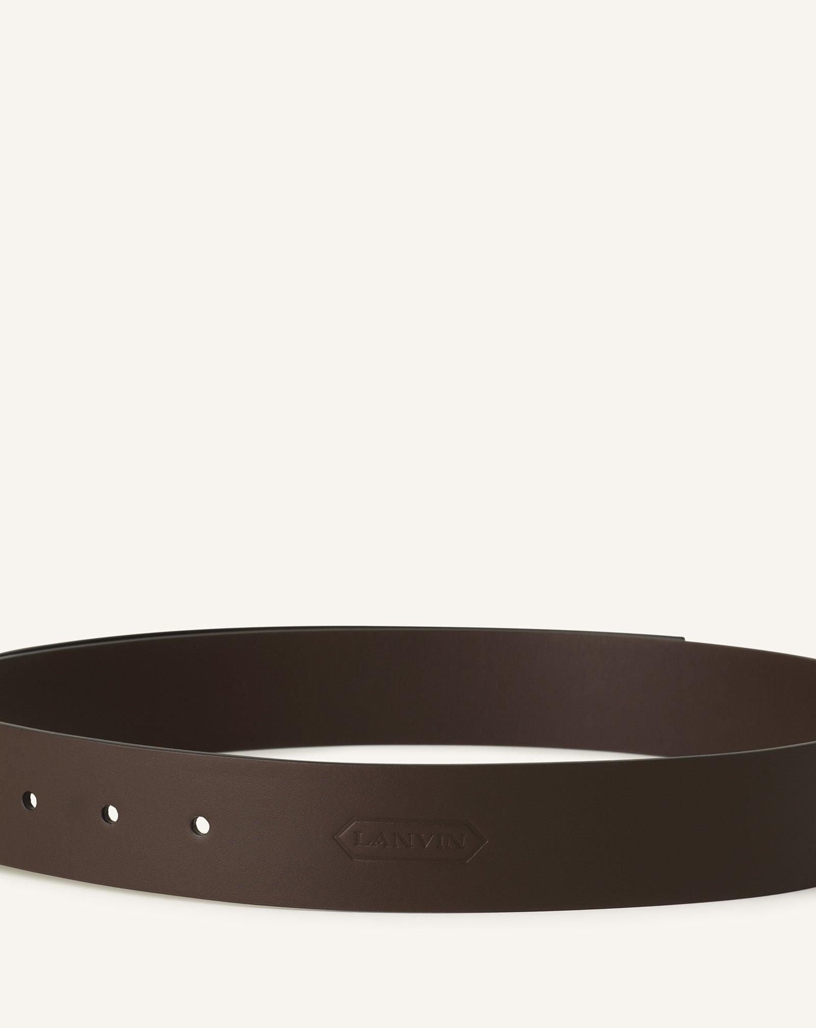 Brown Compagnon Leather Belt | Lanvin Women
