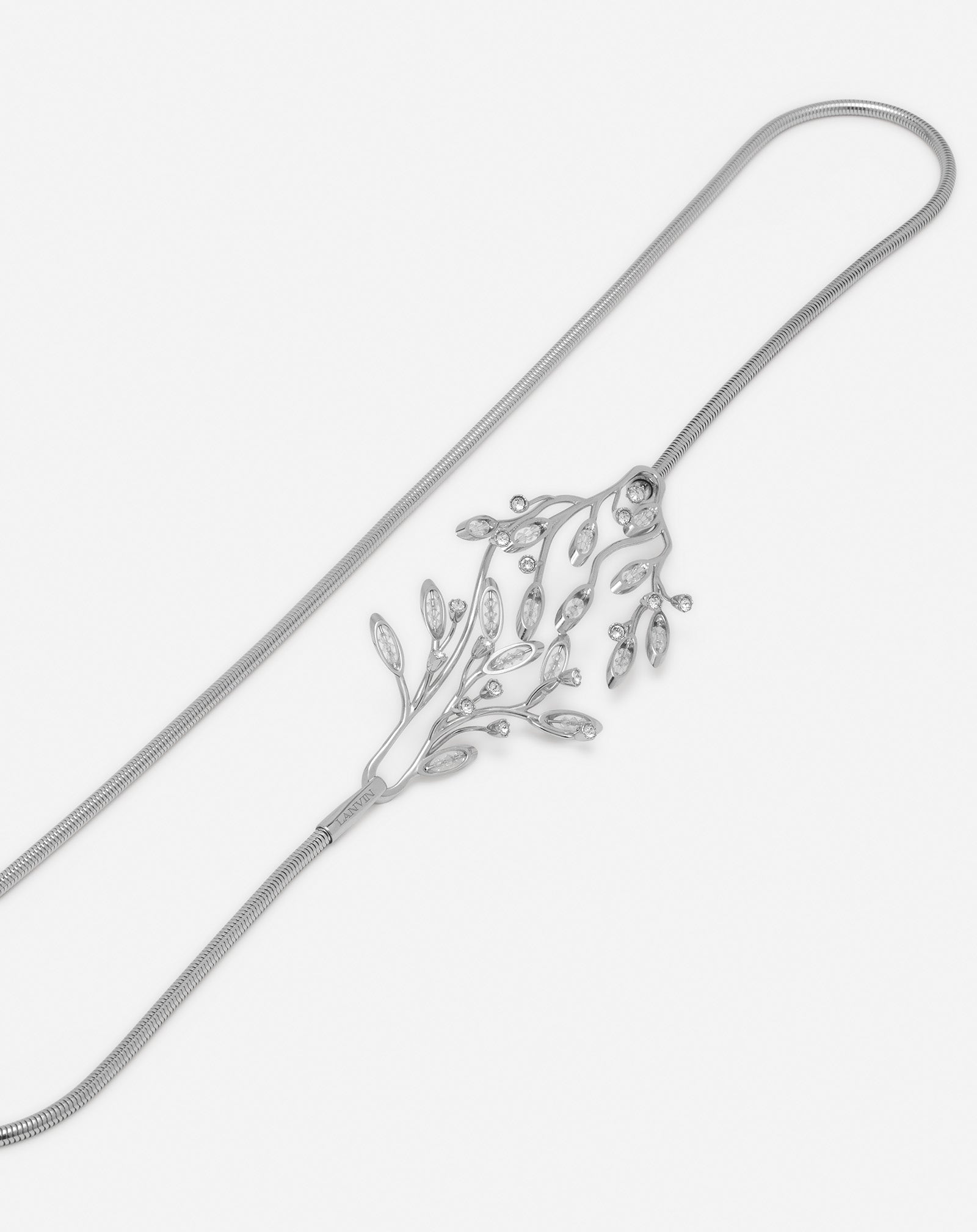 Silver Aede Belt In Brass And Crystals | Lanvin Women