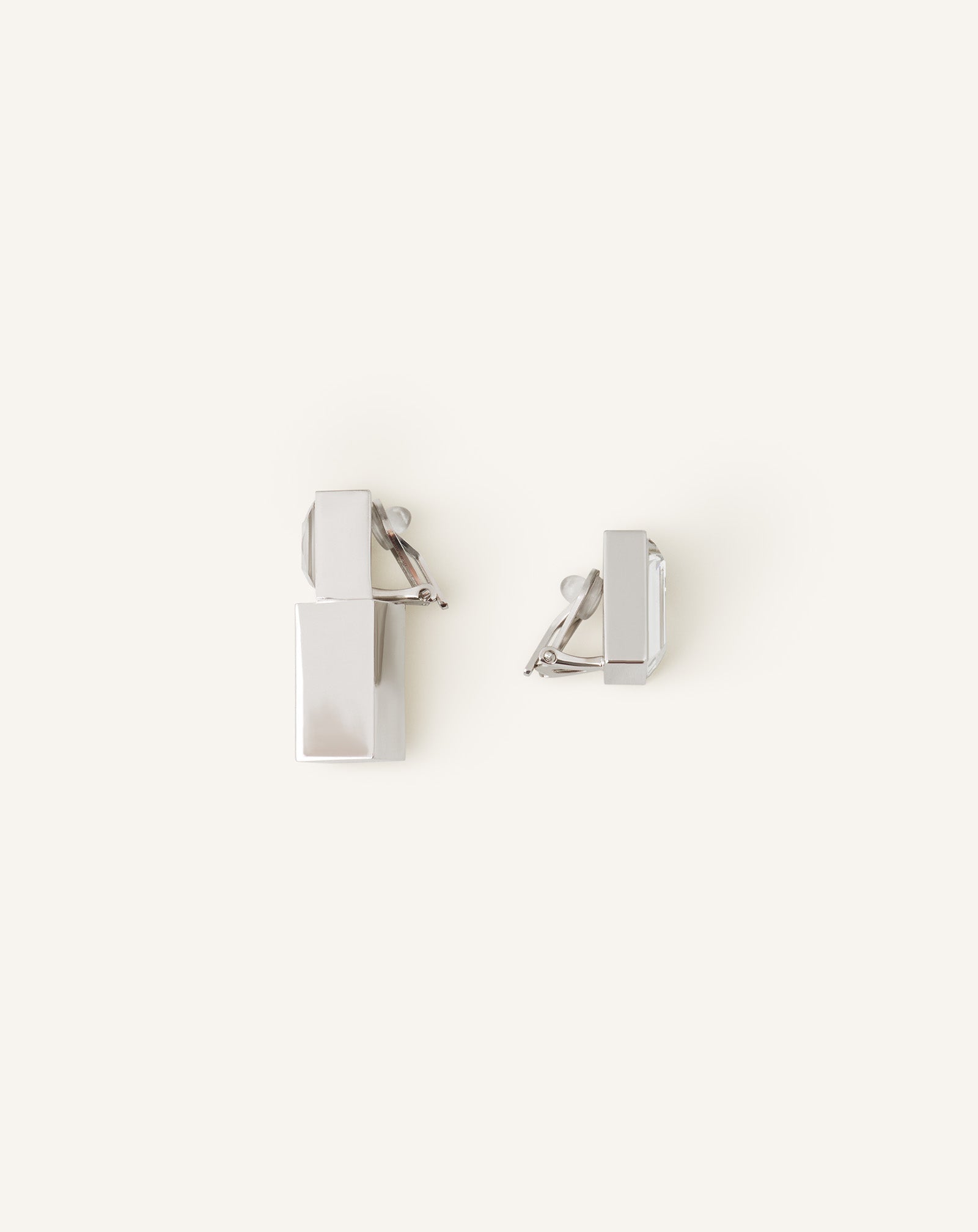 Silver Rhythmique Asymmetrical Earrings | Lanvin Women