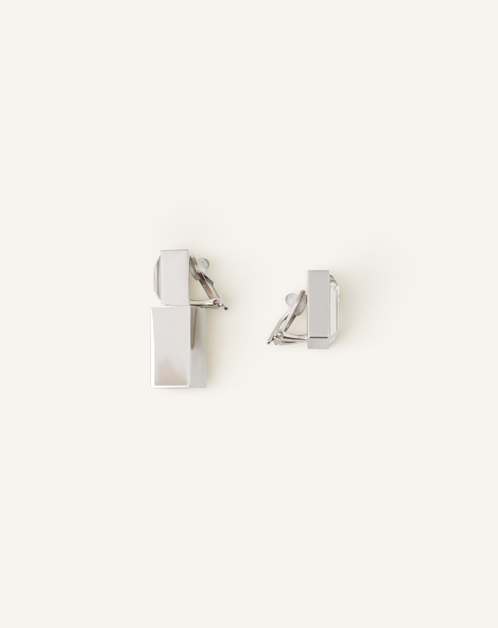 Silver Rhythmique Asymmetrical Earrings | Lanvin Women