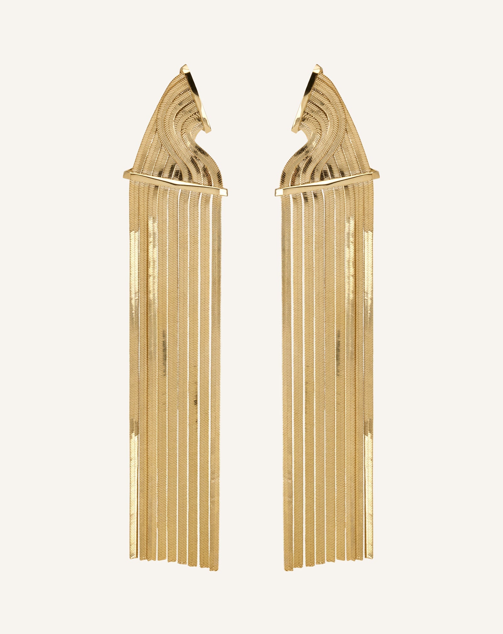 Boucles D'oreilles Chain À Franges Silver | Lanvin Women
