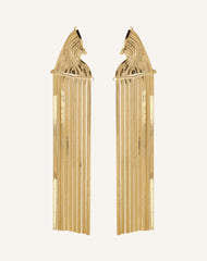Boucles D'oreilles Chain À Franges Silver | Lanvin Women