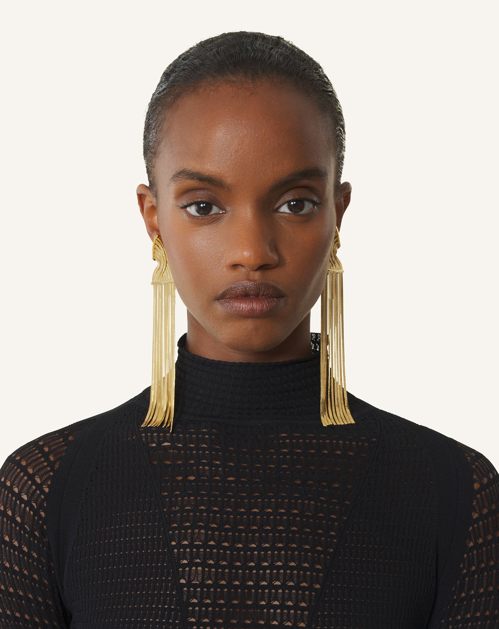 Boucles D'oreilles Chain À Franges Silver | Lanvin Women