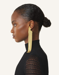 Boucles D'oreilles Chain À Franges Silver | Lanvin Women