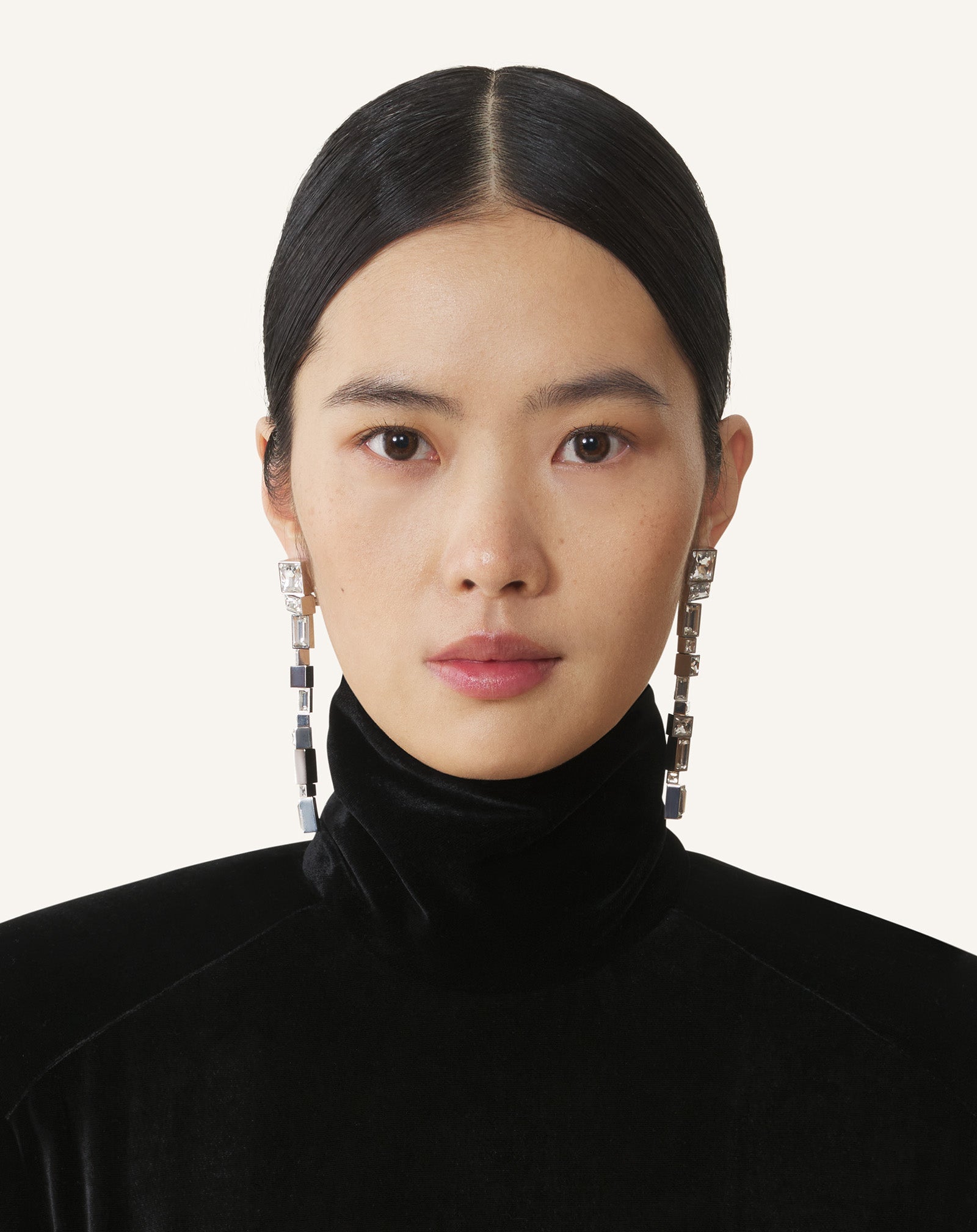 Silver Rhythmique Long Earrings | Lanvin Women