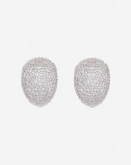 Silver Haute Séquence Rhinestone Earrings | Lanvin Women