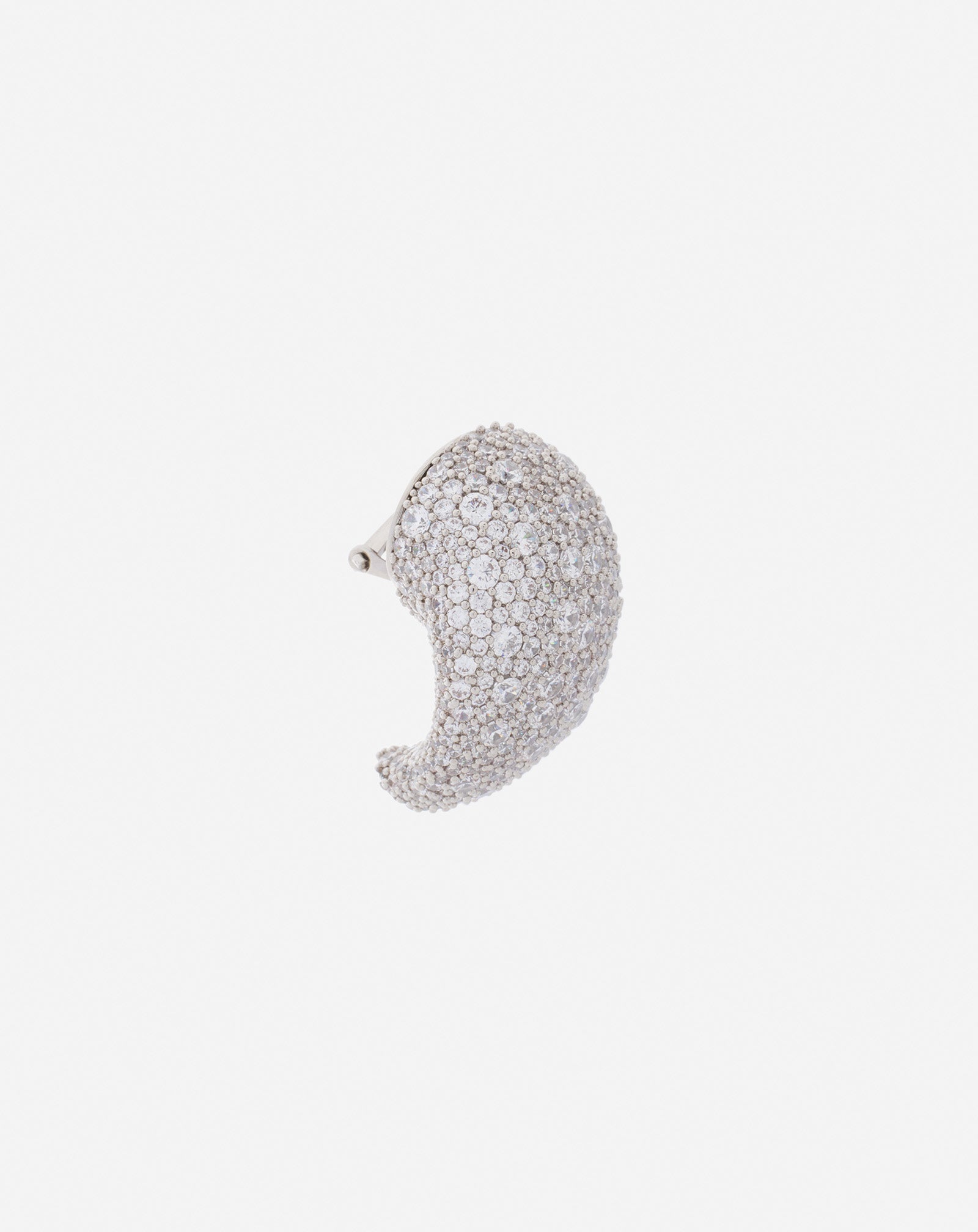 Silver Haute Séquence Rhinestone Earrings | Lanvin Women