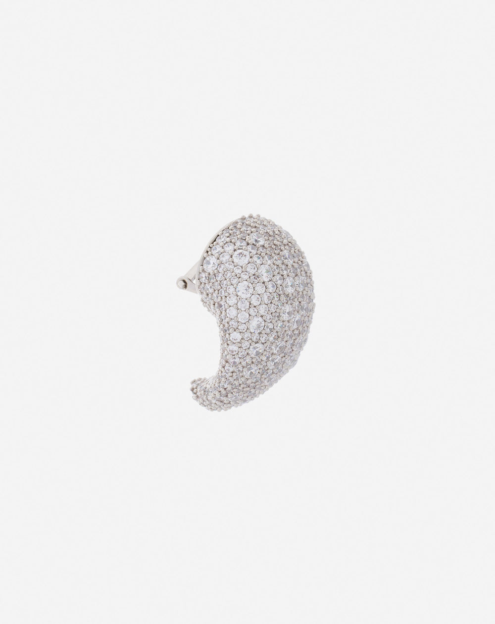 Silver Haute Séquence Rhinestone Earrings | Lanvin Women