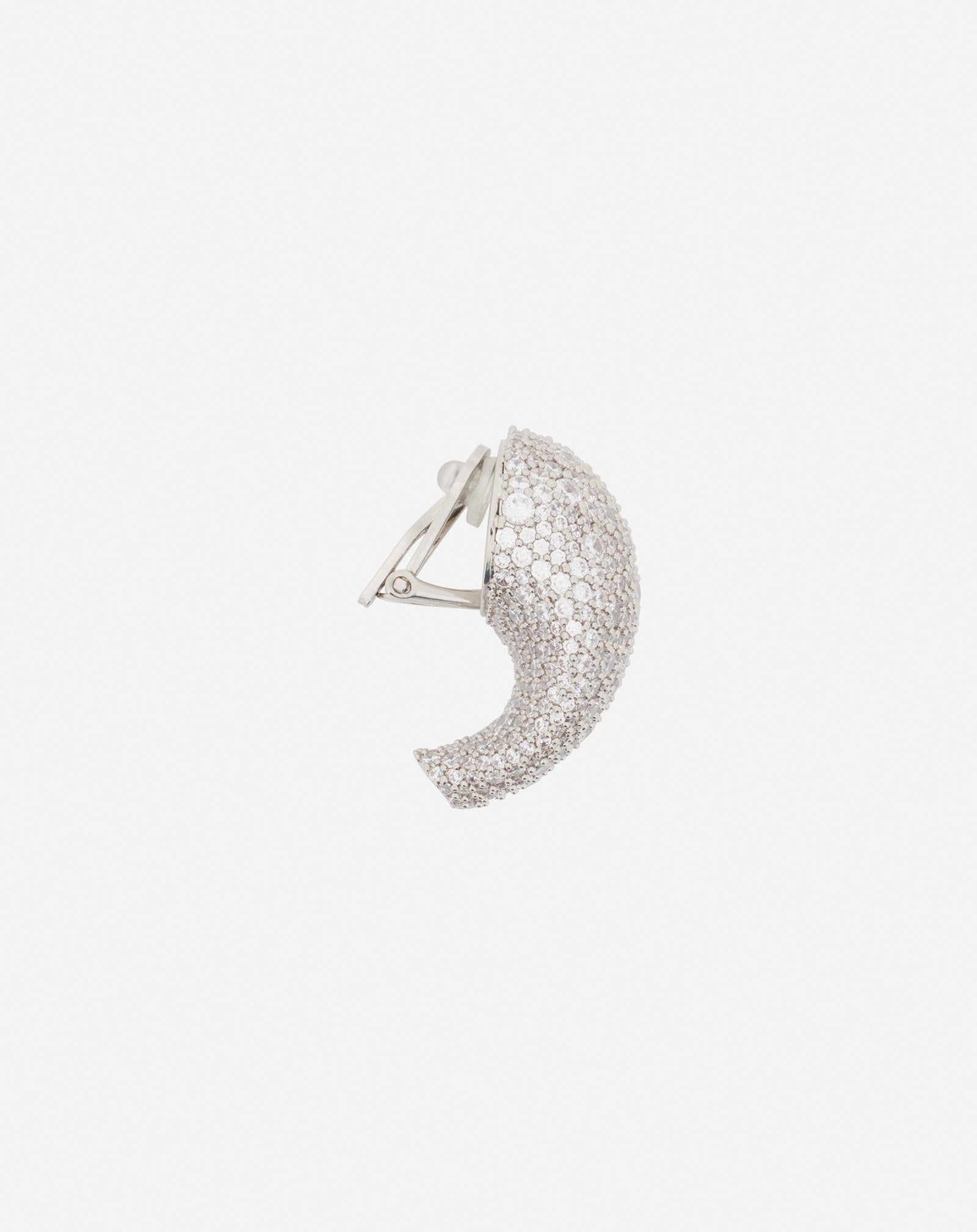 Silver Haute Séquence Rhinestone Earrings | Lanvin Women