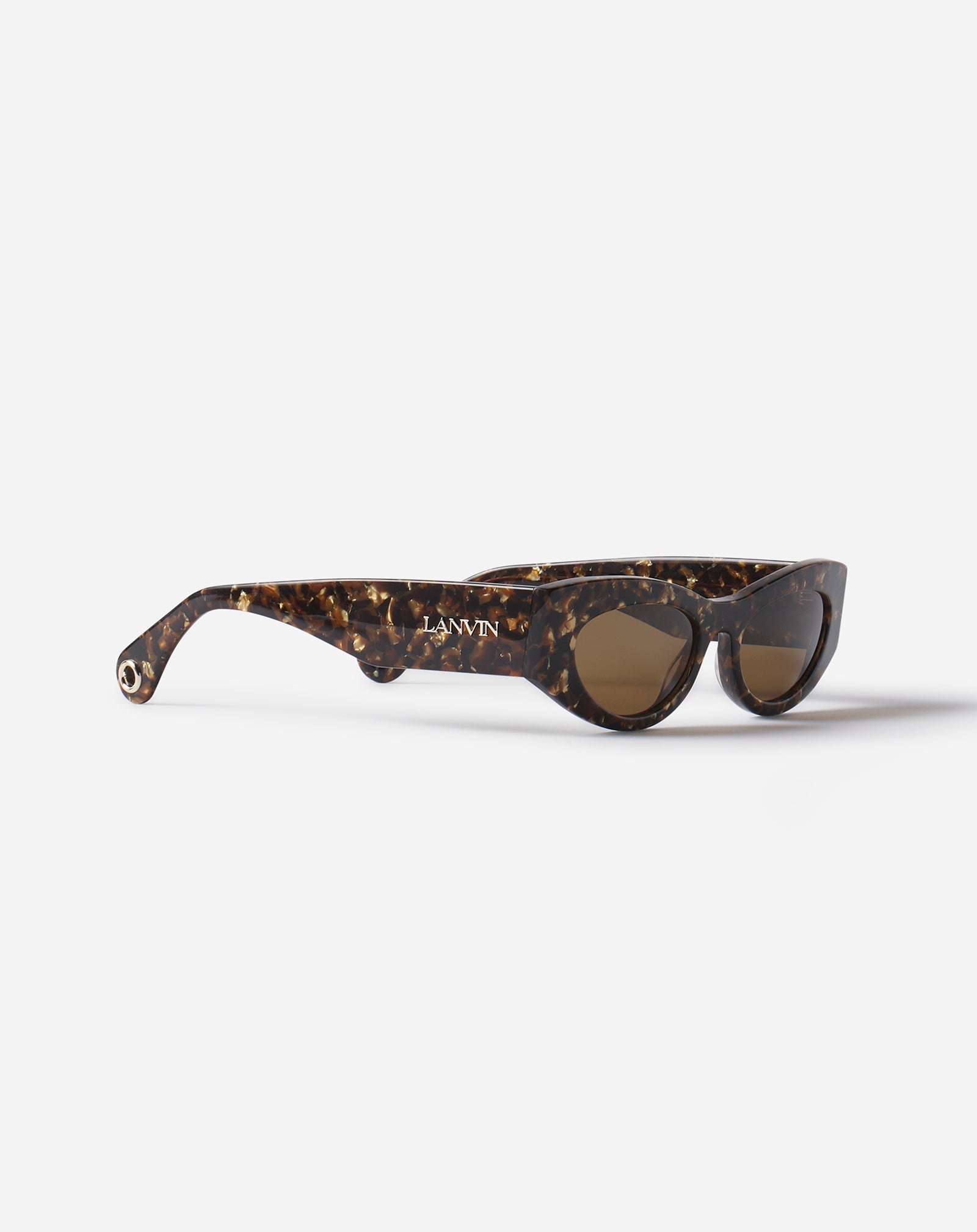 Silver Lanvin Logo Sunglasses | Lanvin Women