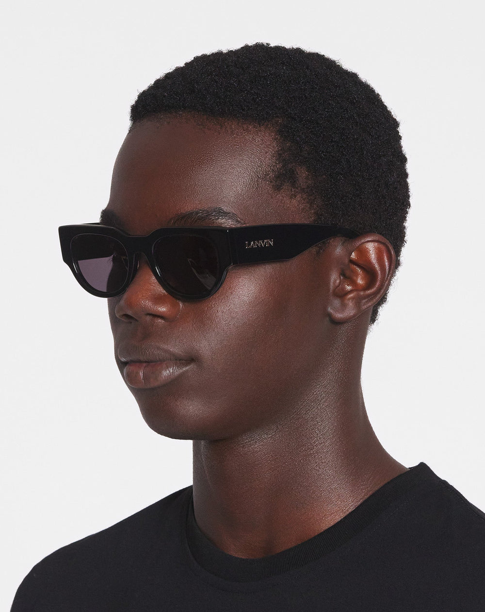 Black Lanvin Signature Sunglasses | Lanvin Women
