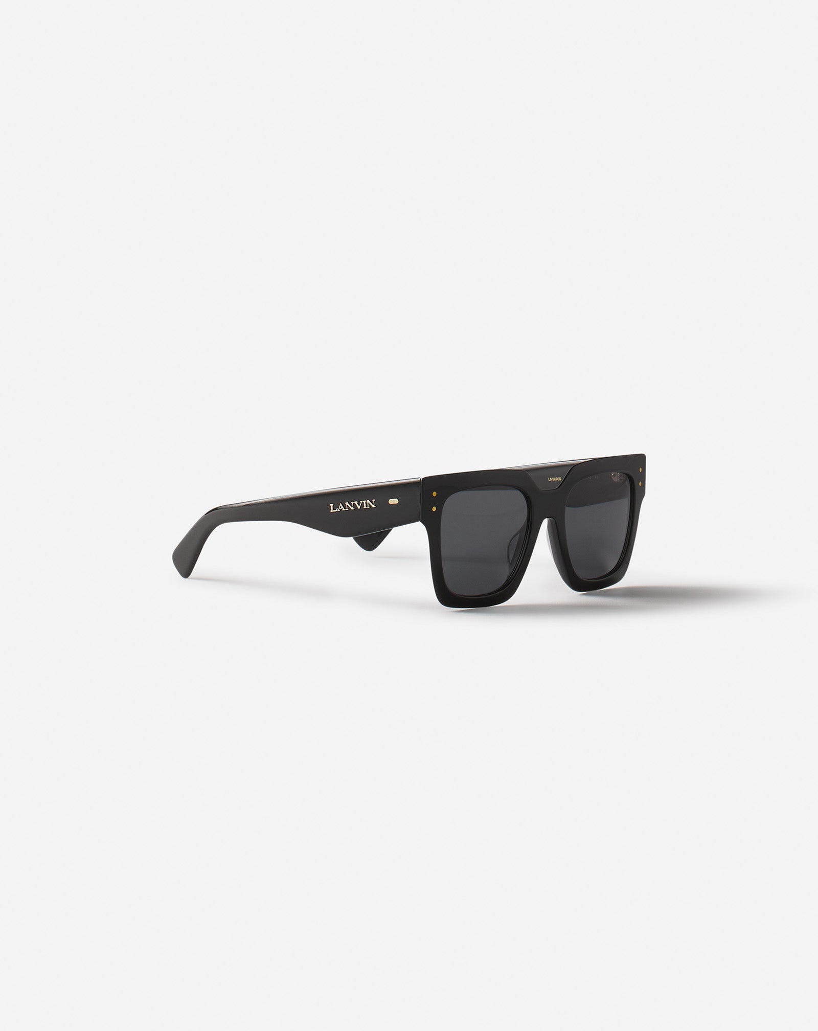 Black Lunettes Maxi Rectangle Lanvin Signature | Lanvin Women