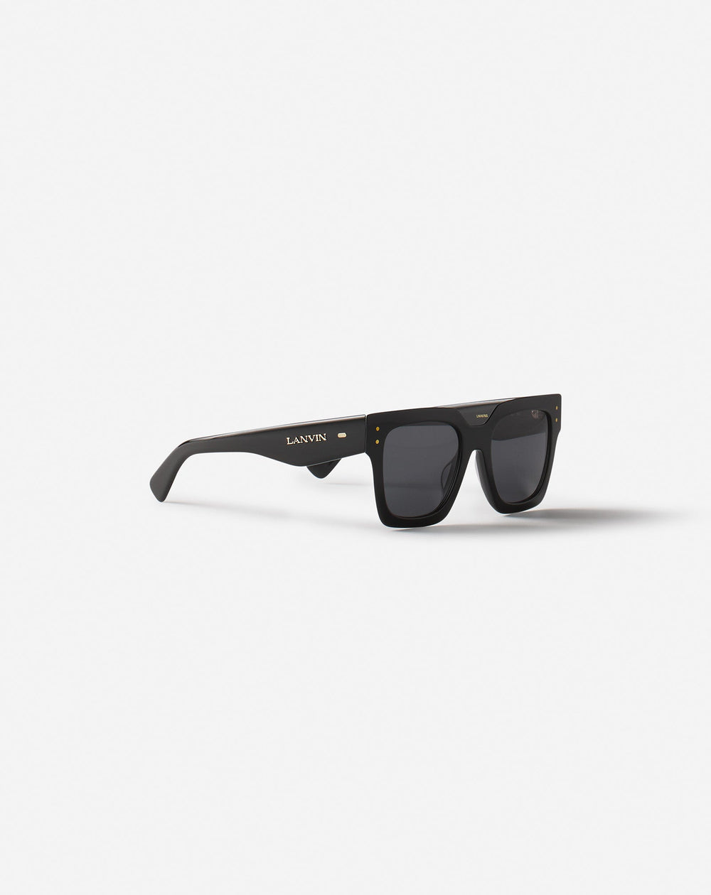 Black Lunettes Maxi Rectangle Lanvin Signature | Lanvin Women