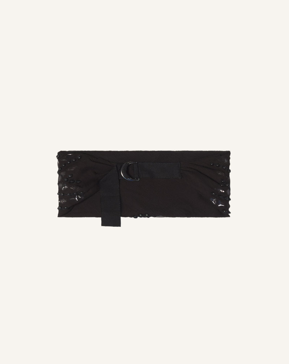 Bandeau Avec Broderies Black | Lanvin Women