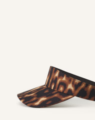 Multicolor Lanvin Leopard Print Visor | Lanvin Women