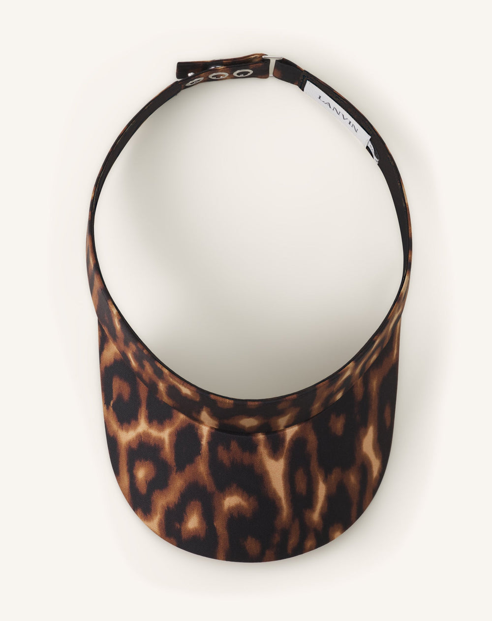 Multicolor Lanvin Leopard Print Visor | Lanvin Women