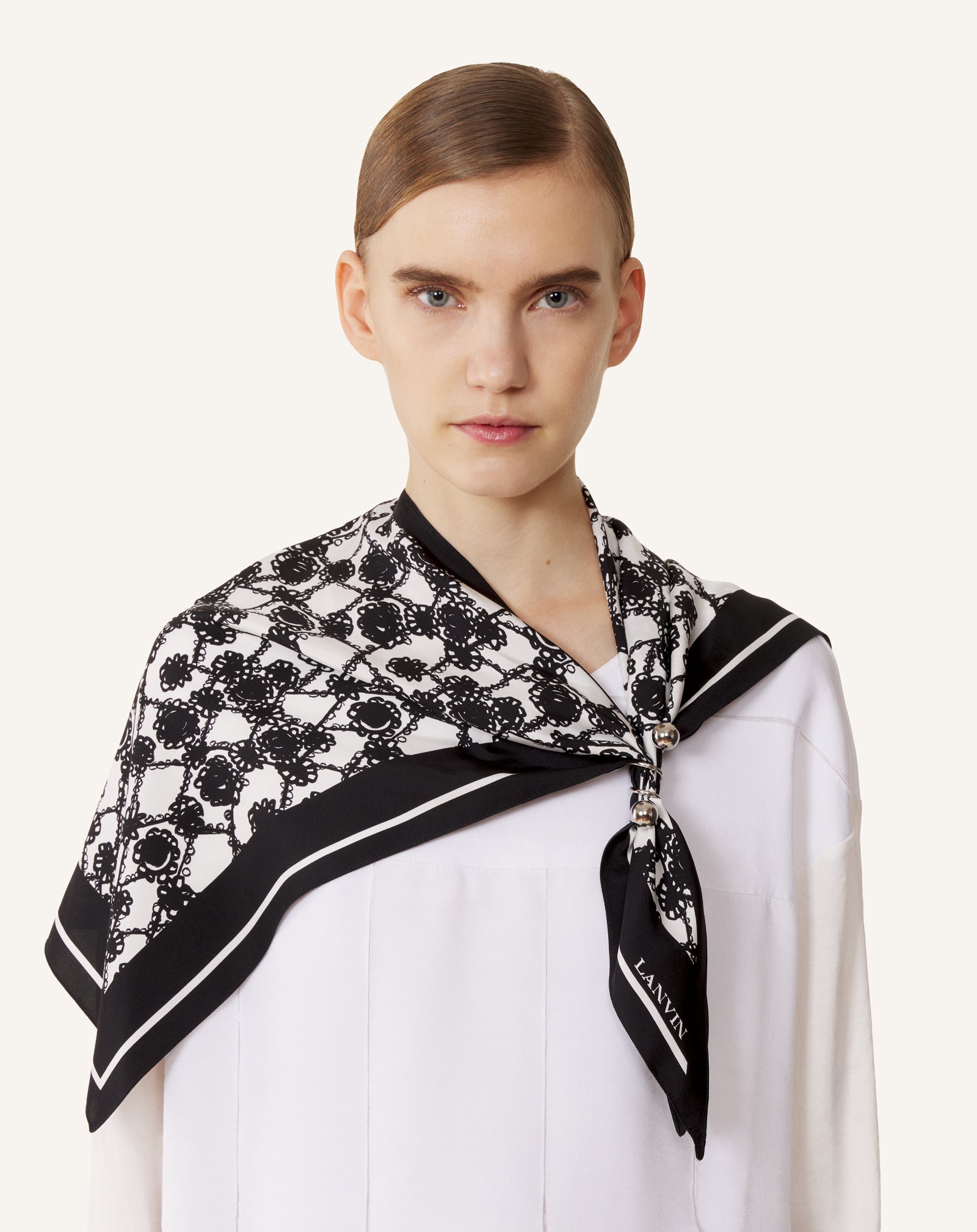 Top Bijou Motif Marguerites White | Lanvin Women