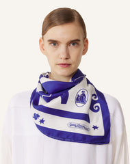 Carré Imprimé Lunar Year En Soie | Lanvin Women