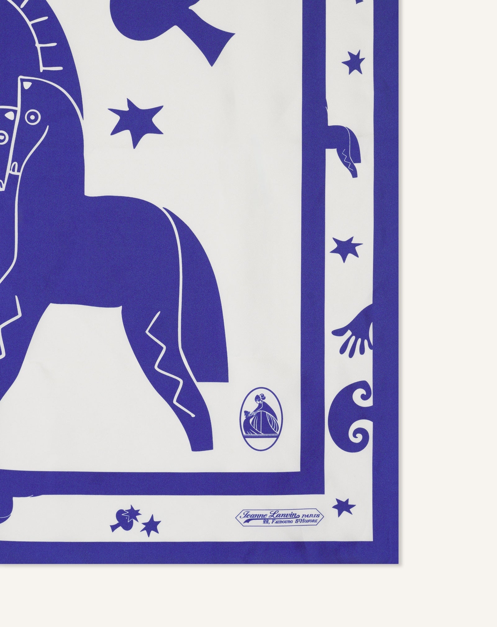 Carré Imprimé Lunar Year En Soie | Lanvin Women