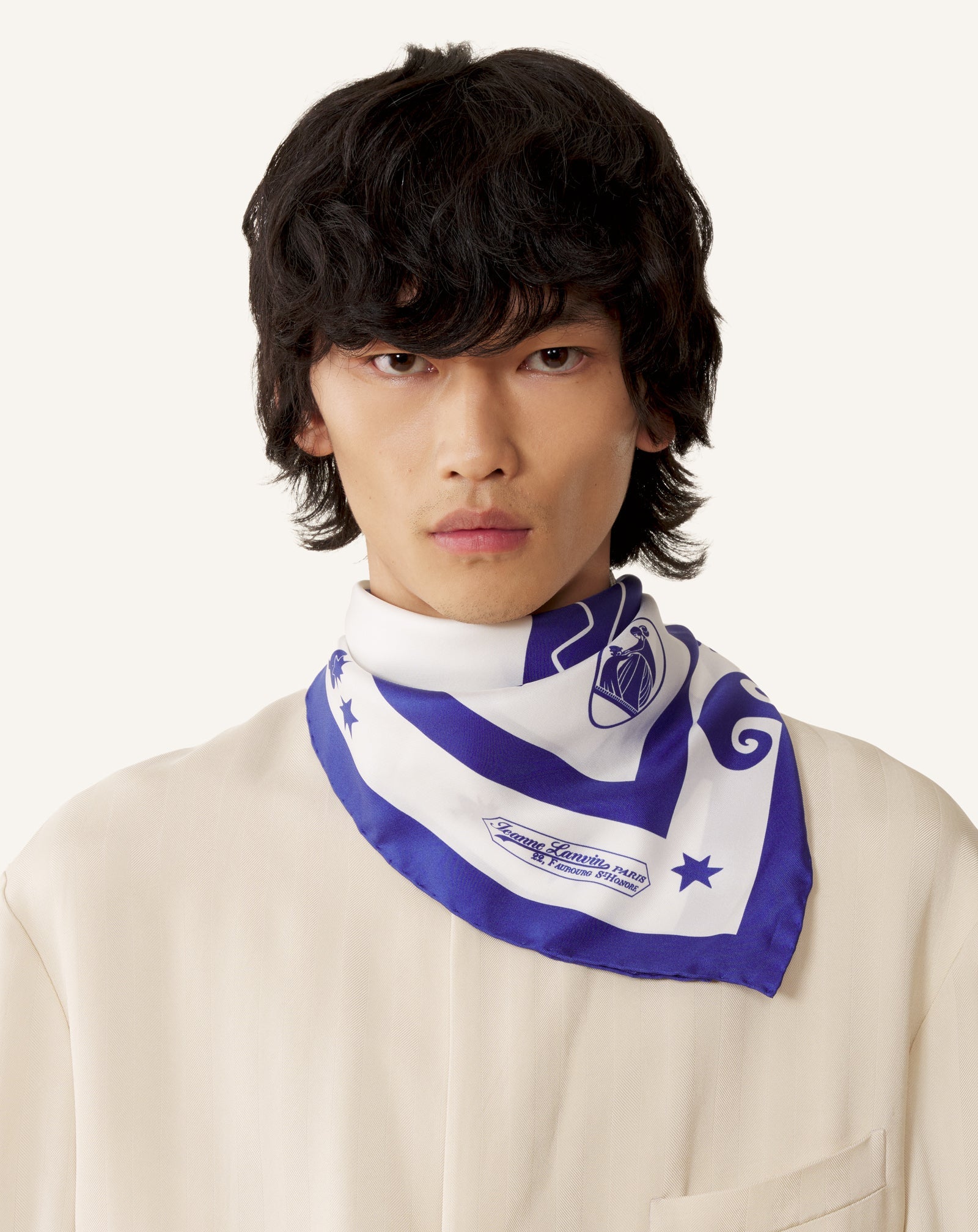 Carré Imprimé Lunar Year En Soie | Lanvin Women