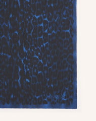 Blue Leopard Print Silk Scarf | Lanvin Women
