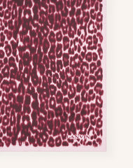 Pink Leopard Print Silk Scarf | Lanvin Women