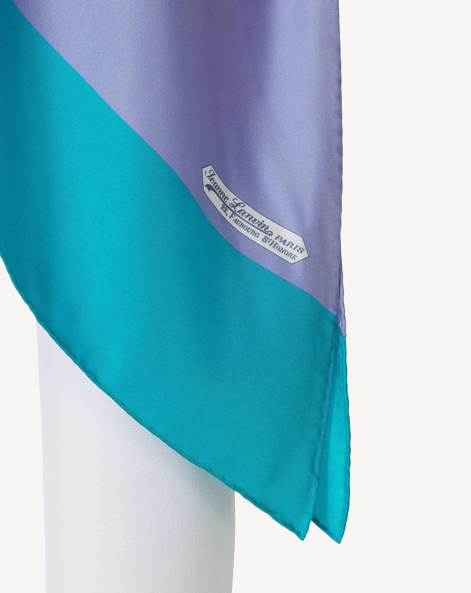 Top À Motif Graphique En Soie Blue | Lanvin Women