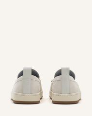 White Cruiser Suede Moccasins | Lanvin Men