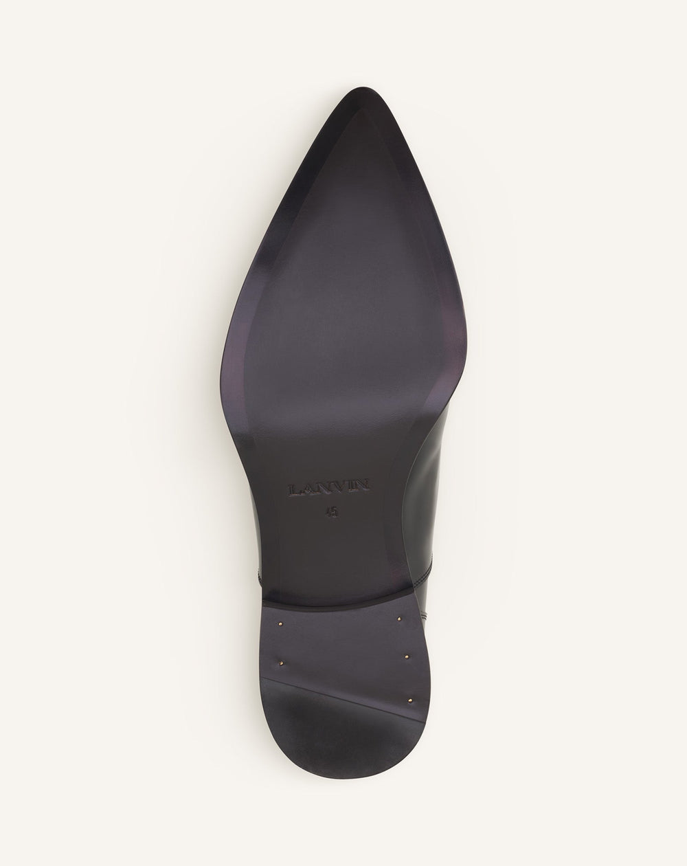 Black Monk Shoes In Glossy Leather | Lanvin Men