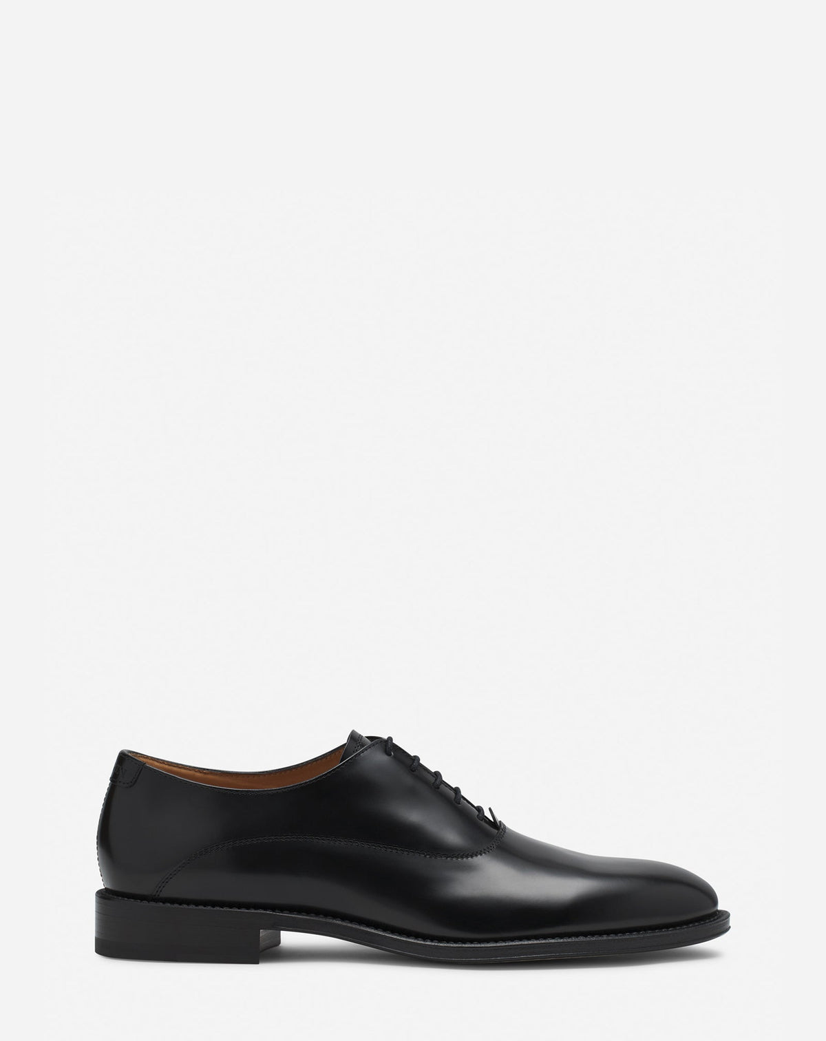 Black Lanvin Signature Leather Oxford Shoes | Lanvin Men
