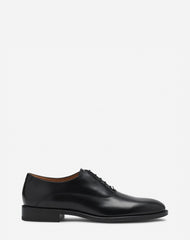 Black Lanvin Signature Leather Oxford Shoes | Lanvin Men