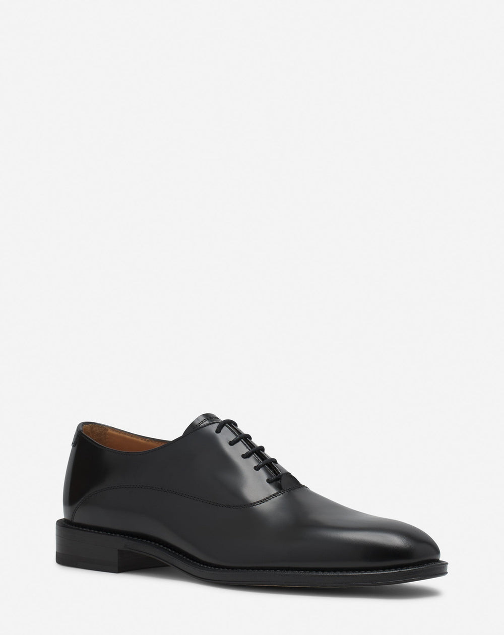 Black Lanvin Signature Leather Oxford Shoes | Lanvin Men