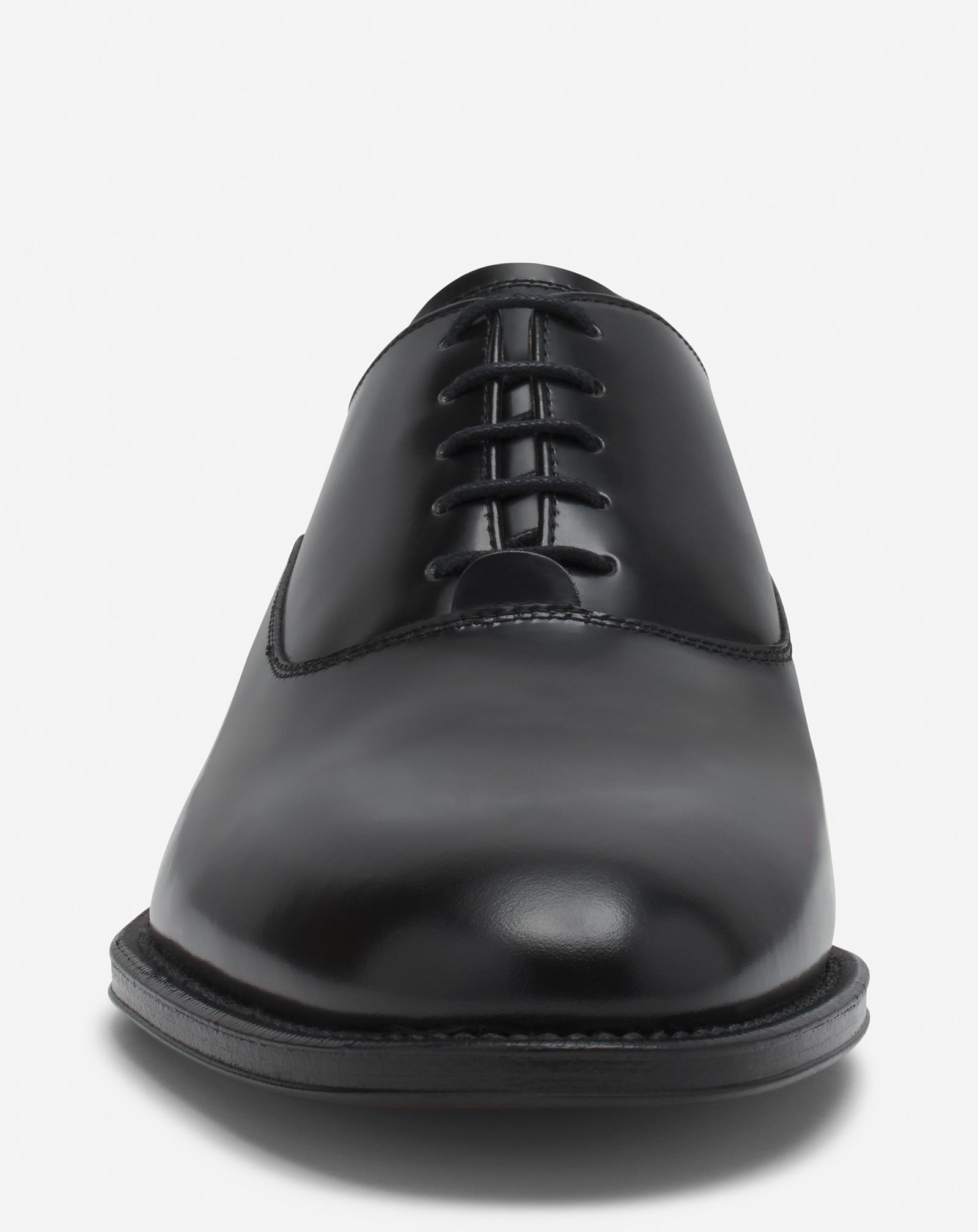 Black Lanvin Signature Leather Oxford Shoes | Lanvin Men