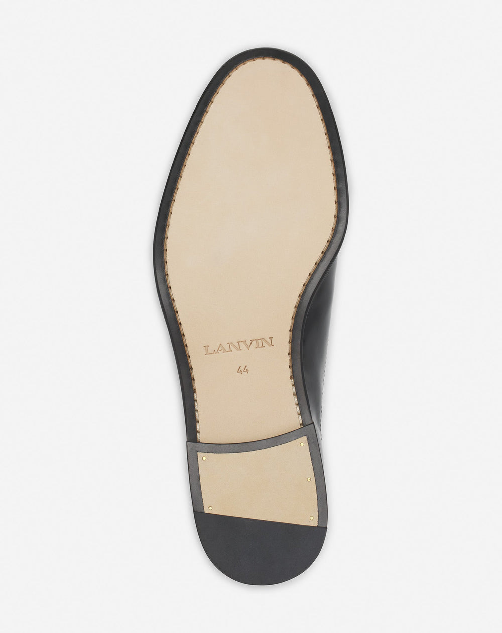 Black Lanvin Signature Leather Oxford Shoes | Lanvin Men