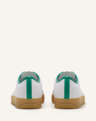White Dbb1 Leather And Suede Sneakers | Lanvin Men
