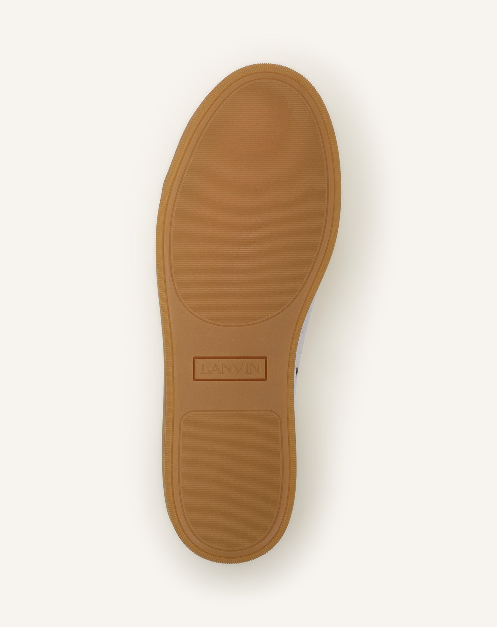 White Dbb1 Leather And Suede Sneakers | Lanvin Men