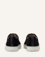 Black Dbb1 Leather And Suede Sneakers | Lanvin Men