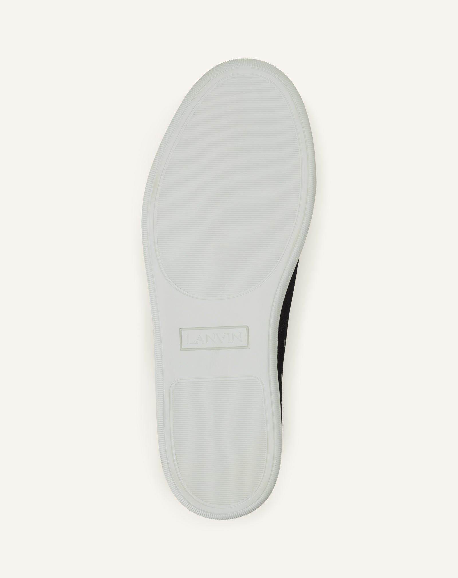 Black Dbb1 Leather And Suede Sneakers | Lanvin Men