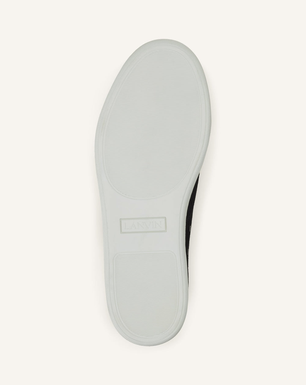 Black Dbb1 Leather And Suede Sneakers | Lanvin Men