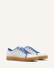 Blue Dbb1 Leather And Suede Sneakers | Lanvin Men