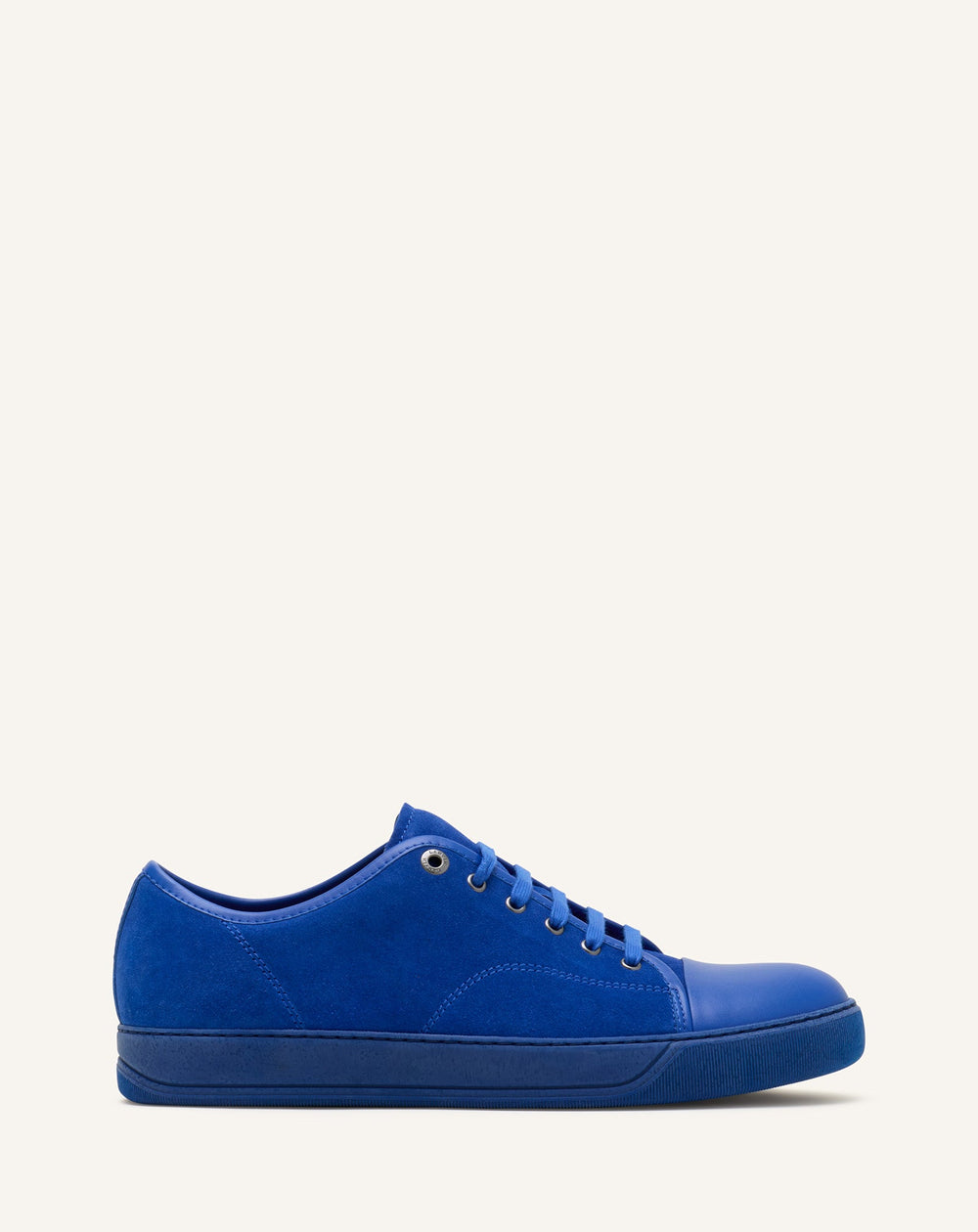 Blue Dbb1 Leather And Suede Sneakers | Lanvin Men