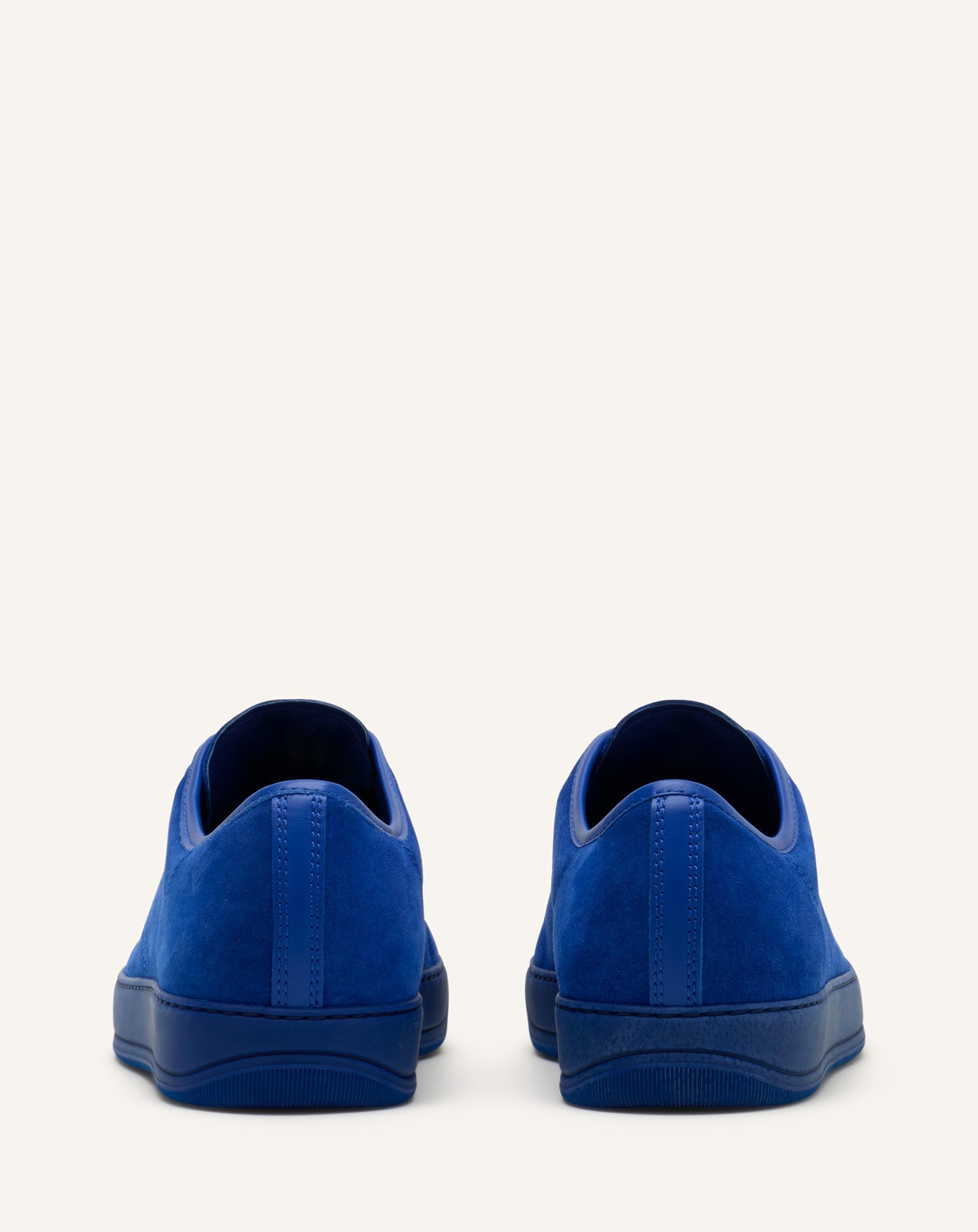Blue Dbb1 Leather And Suede Sneakers | Lanvin Men