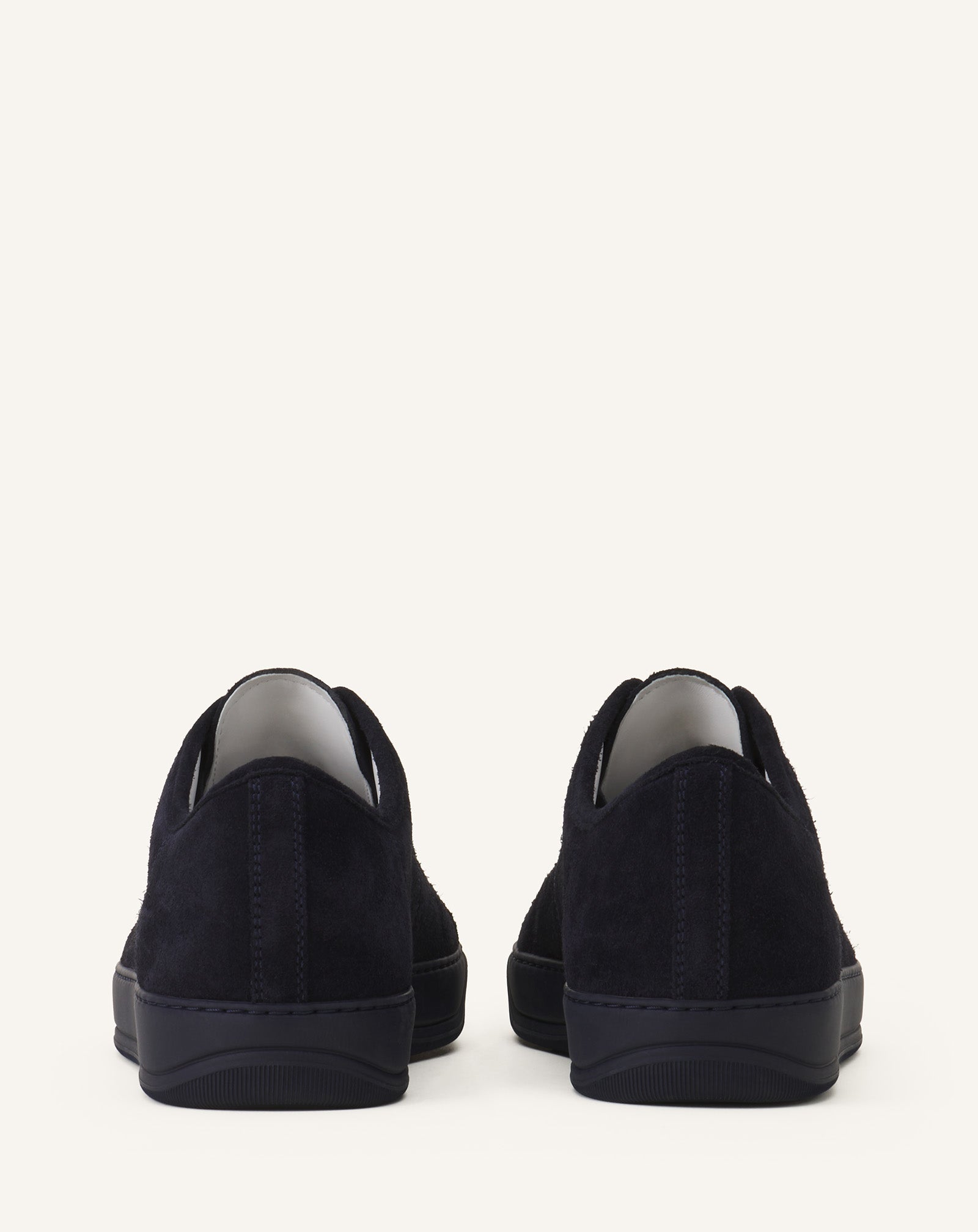 Blue Dbb1 Leather And Suede Sneakers | Lanvin Men