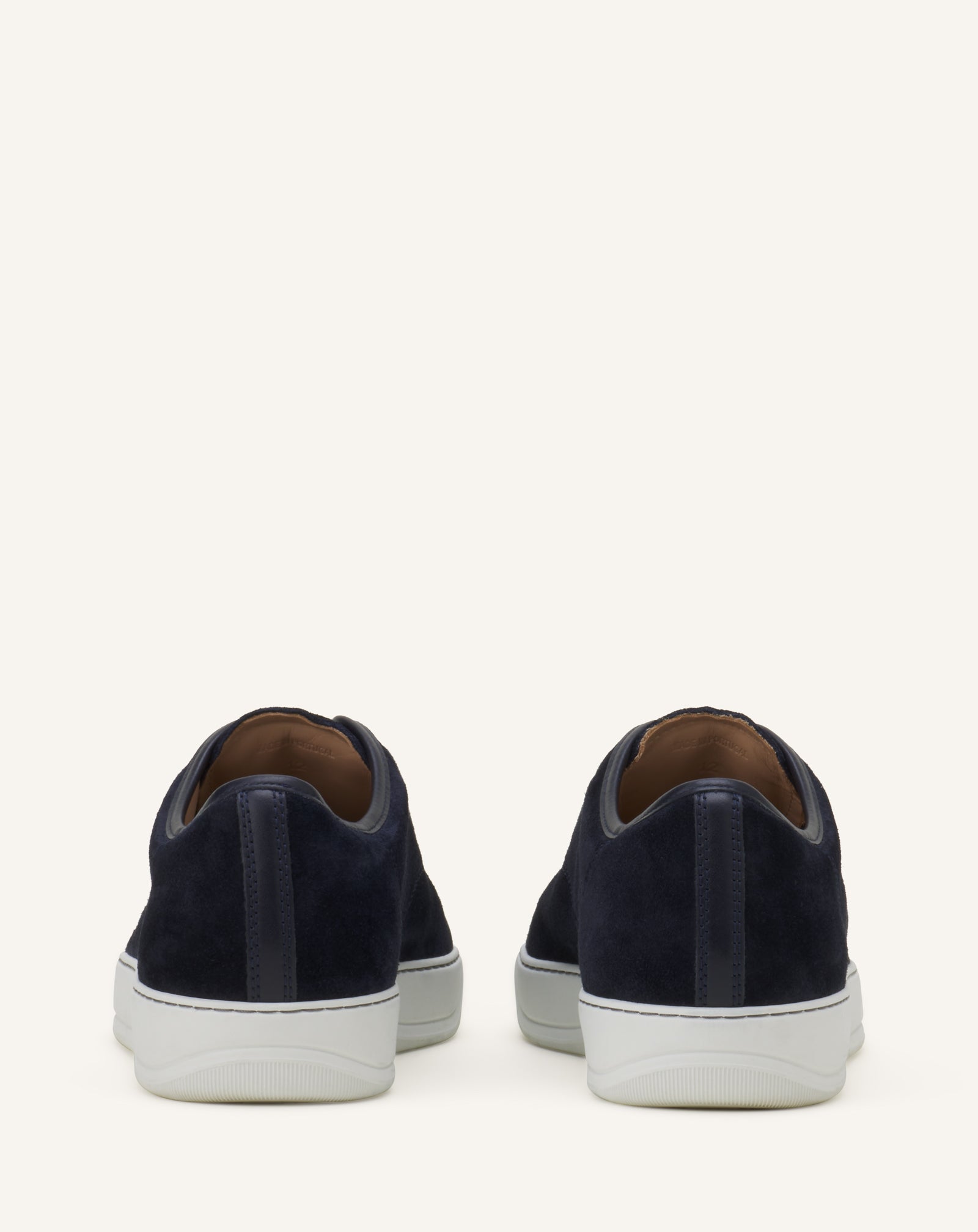 Blue Dbb1 Leather And Suede Sneakers | Lanvin Men