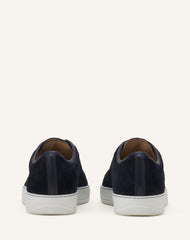 Blue Dbb1 Leather And Suede Sneakers | Lanvin Men