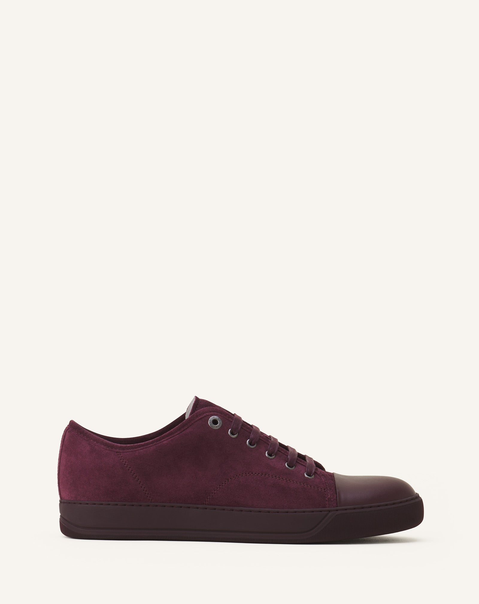 Brown Dbb1 Leather And Suede Sneakers | Lanvin Men